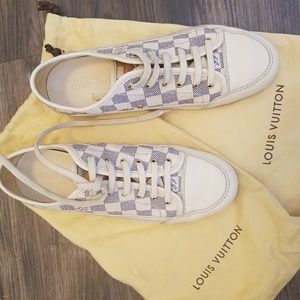 Louis Vuitton White Capucine Sneakers